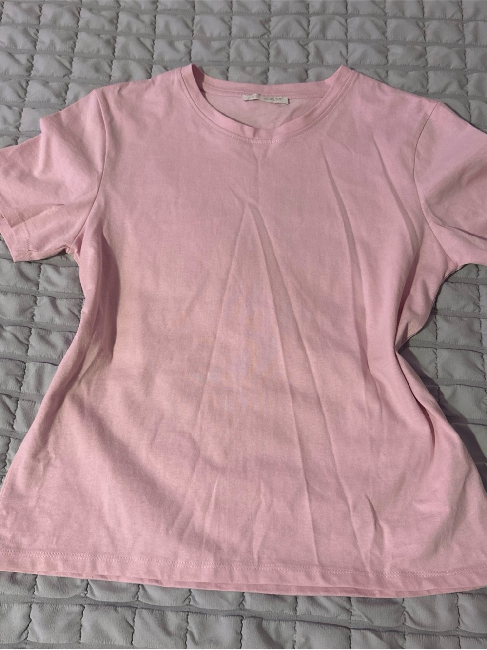Zara Soft Pink Short Sleeve Crew Tee